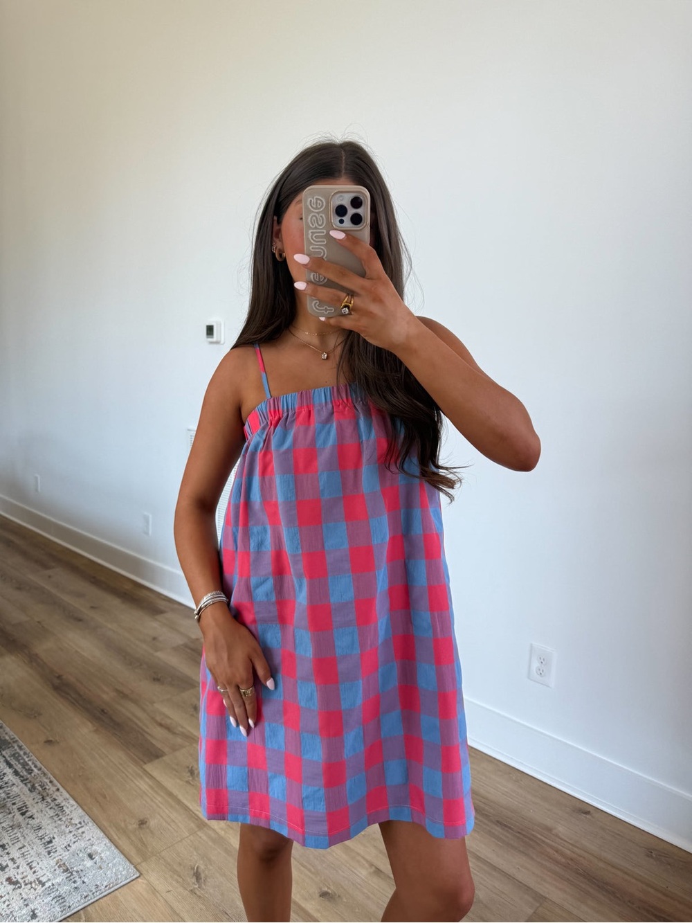Wishlist Apparel - PLAID CAMI MINI DRESS